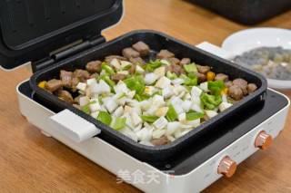 黑椒牛肉粒的做法步骤：4