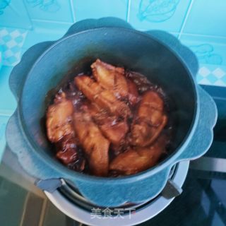 苹果醋焖鸡翅的做法步骤：6