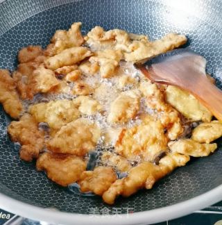 锅包肉的做法步骤：8