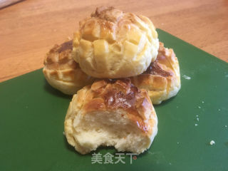 菠萝包的做法步骤：9