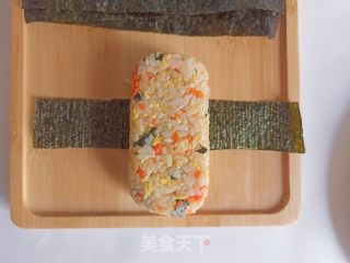 午餐肉饭团的做法步骤：13