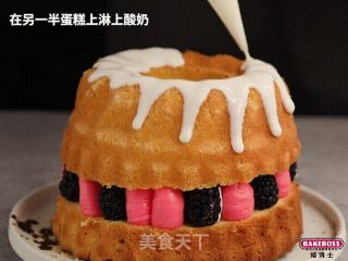 白雪公主咕咕霍夫,烘焙王国里，甜蜜又百变的小公主的做法步骤：9