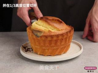 白雪公主咕咕霍夫,烘焙王国里，甜蜜又百变的小公主的做法步骤：6