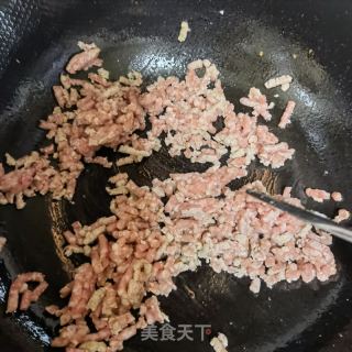 香菜炒饭的做法步骤：4