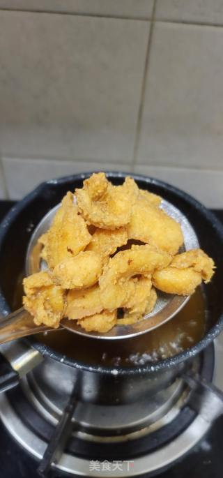 椒盐鱼片的做法步骤：7