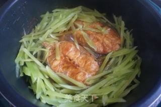 莴笋炖鱼的做法步骤：10