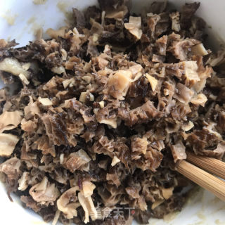 羊肚菌蒸虾肉饼的做法步骤：6