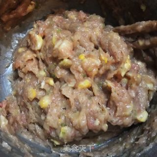 羊肚菌蒸虾肉饼的做法步骤：4