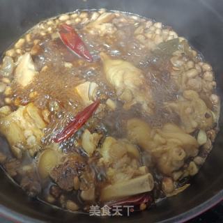 花生烧猪蹄的做法步骤：7