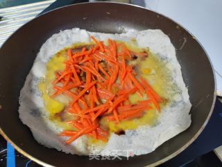 胡萝卜鸡蛋饼的做法步骤：6