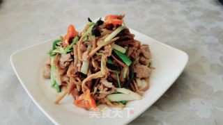 黄花菜炒肉的做法步骤：13