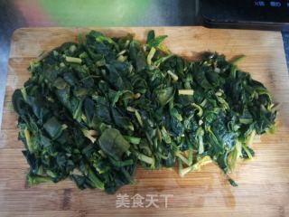 菠菜鸡蛋饼的做法步骤：3