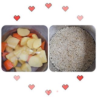 藜麦土豆鸡汤的做法步骤：2
