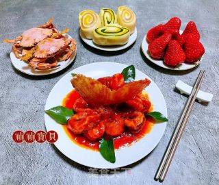 #酸甜美食#糖醋蝴蝶鱼尾的做法步骤：17