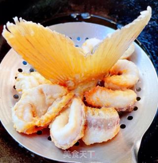 #酸甜美食#糖醋蝴蝶鱼尾的做法步骤：11