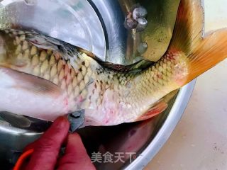 #酸甜美食#糖醋蝴蝶鱼尾的做法步骤：3