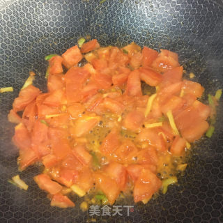 番茄金针菇肉片汤的做法步骤：8