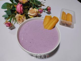 香芋紫薯奶昔的做法步骤：4
