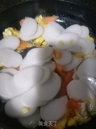 炒年糕的做法步骤：3