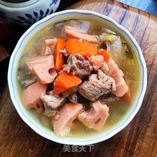 莲藕排骨汤的做法步骤：12