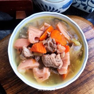 莲藕排骨汤的做法步骤：11