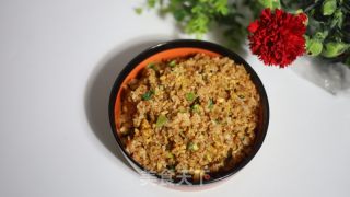 韭黄鸡蛋炒饭的做法步骤：8