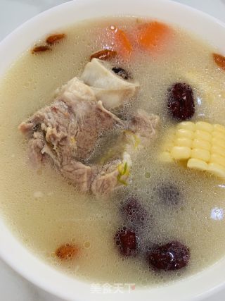 山药玉米胡萝卜骨头汤的做法步骤：6