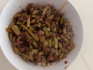 牛肉酸豇豆的做法步骤：6