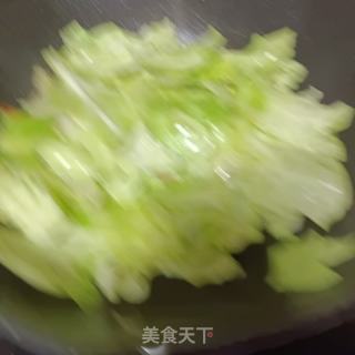 火爆圆白菜的做法步骤：4