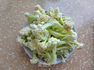糖醋花菜的做法步骤：1