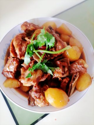 土豆烧排骨的做法步骤：11