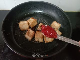 糖醋脆皮豆腐的做法步骤：4