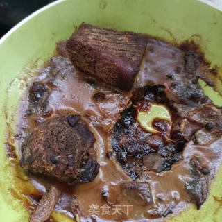 韭菜鹅肉炒猪血的做法步骤：5