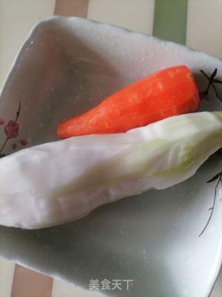 凉拌胡萝卜芥菜头的做法步骤：1