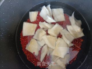 榴莲壳红豆糖水的做法步骤：4