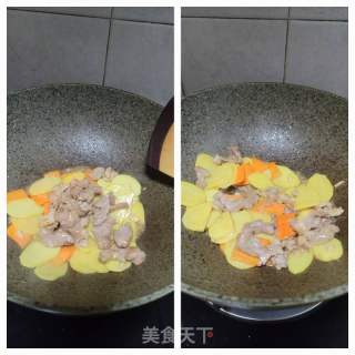 瘦肉炒土豆片的做法步骤：9