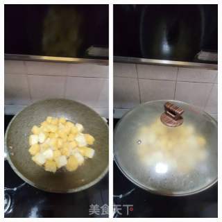 韭菜烧油豆腐的做法步骤：5