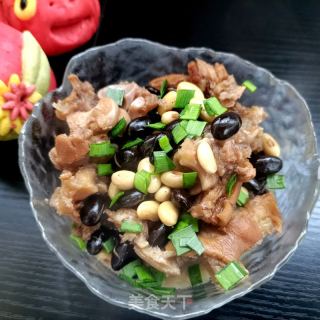 双豆炖猪蹄的做法步骤：9
