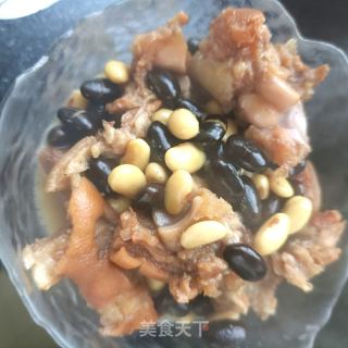 双豆炖猪蹄的做法步骤：8