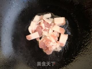 尖椒藕片炒肉的做法步骤：4