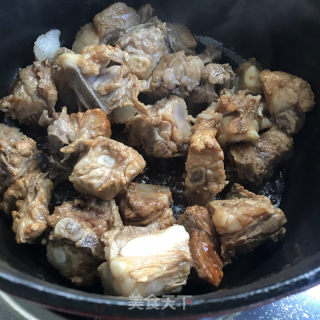 糖醋排骨炖竹笋的做法步骤：6