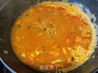 西红柿丸子糊辣汤的做法步骤：7