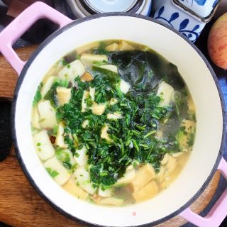 羊肚菌裙带菜汤的做法步骤：12