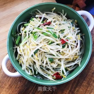 醋溜小豆芽的做法步骤：10