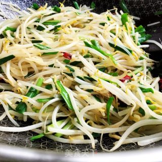 醋溜小豆芽的做法步骤：8