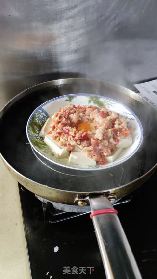 肉沫蒸内脂豆腐的做法步骤：9