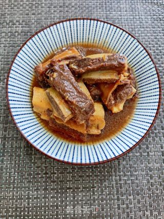 黑椒牛排骨的做法步骤：8