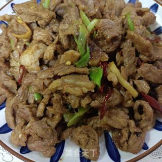 葱爆羊肉的做法步骤：8