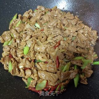 葱爆羊肉的做法步骤：7