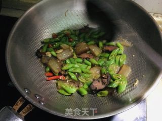 青椒酱油肉的做法步骤：5